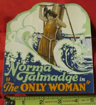1924 Norma Talmadge Silent Movie The Only Woman Movie Brochure Vintage