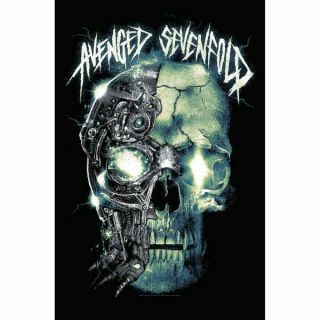Avenged Sevenfold - " Mechanical Skull " - Large Size Textile Poster/flag