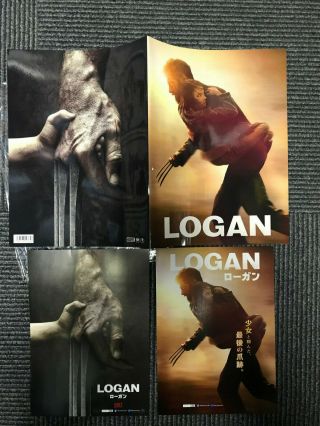 Logan 2017 X - Men The Wolverine Japan Program Pressbook/flyer Set Hugh Jackman