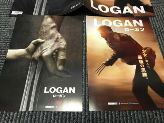 LOGAN 2017 X - MEN The WOLVERINE Japan PROGRAM PRESSBOOK/flyer SET Hugh Jackman 2