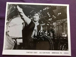 Star Wars Harrison Ford 8x10 Vintage Movie Still In Millennium Falcon 1977