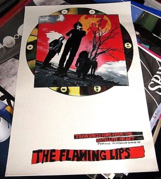 Flaming Lips 1993 Promo Poster Transmissions