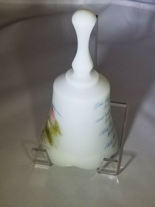 FENTON Hand Painted Musical Bell 