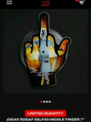 Eminem Jdgaf/sdgaf Sslp20 Die Cut Middle Finger Vinyl Limited Edition 1