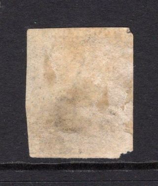 Great Britain 1840 Penny Black -,  fault - SC 1 Cats $320.  00 2