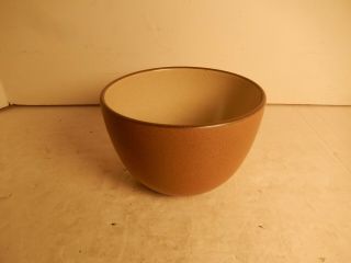 Vintage Edith Heath Ceramics California Pottery Vegetable Bowl 6 " Beige Brown