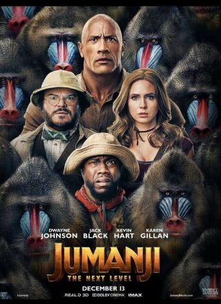 Jumanji: The Next Level Movie Poster D/s Advance 27x40