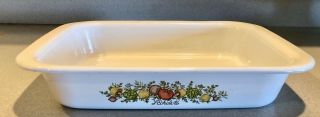 Vintage Corning Ware Lasagna Pan Spice Of Life A - 21 12x10 Inches