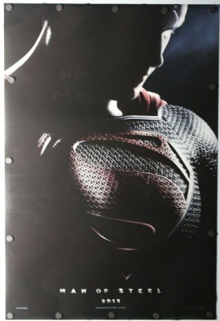 Man Of Steel 2013 Double Sided Movie Poster 27 " X 40 "