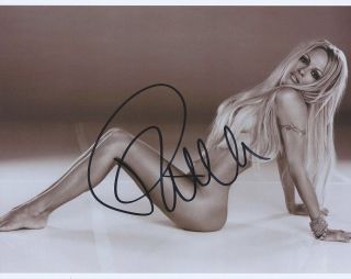Pamela Anderson Baywatch Autographed 8x10 Photo With By Cha