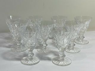 Waterford Crystal - Tramore 2 - 7/8 " Tall Cordial Glasses Set Of 9 -
