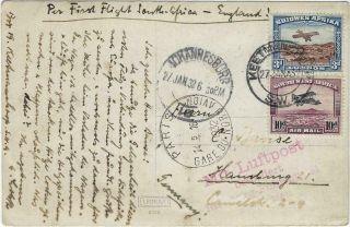 South West Africa 1932 Airmail To Germany Via Paris