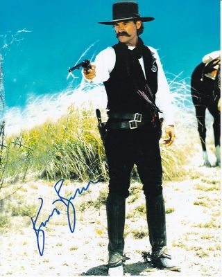 Kurt Russell Signed Autographed Tombstone Wyatt Earp Photo