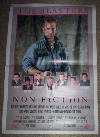 The Blasters In Non Fiction Movie Promo Poster 24 " X 36 " Pop Vintage