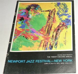 Newport Jazz Festival - York / June 27th - July 6th.  1975 / Program