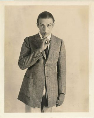 Wallace Reid Rare Vintage 1920s Studio Silent Film Portrait Photo