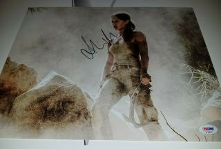 Alicia Vikander Tomb Raider Signed 11x14 Photo Psa Ex Machina Danish Girl