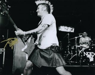 Gfa Nofx Punk Rock Star Fat Mike Signed 8x10 Photo Proof Ej1