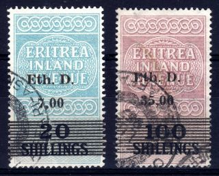 British Occupation Of Italian Colonies Revenues: Eritrea Ir Ethiopia D Opts (2)