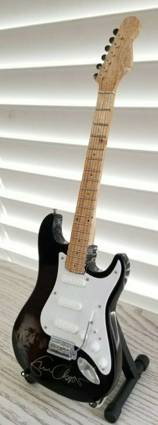 Eric Clapton Miniature Tribute Guitar with Stand - MCA 253 3