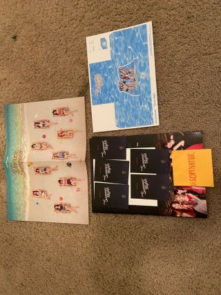 Twice Summer Nights Album Mini Poster,  Craft,  Large Polaroid,  5 Photocards