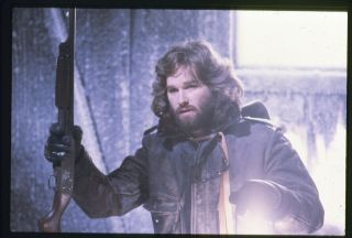 The Thing Kurt Russell With Gun 1982 35mm Transparency John Carpenter