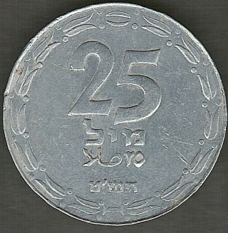 Israel / Palestine 25 Mils 1949,  Au - Unc ?? Coin Mil Coins
