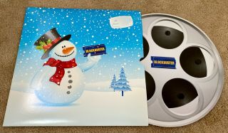 Blockbuster Video Movie Reel Dvd Holiday Gift Holder Card - Rare & Out Of Print