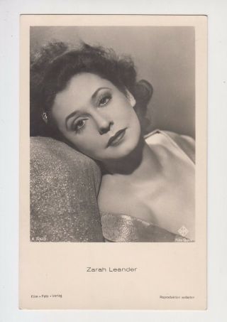 A3742/2 Sexy Actress Zarah Leander Vintage B&w Photo Postcard 235