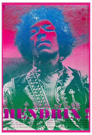 Jimi Hendrix Experience At Toronto Concert Poster 1969 Large Format 24x36