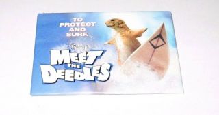 Rare 1998 Disney Meet The Deedles Movie Promo Button - Paul Walker Pin