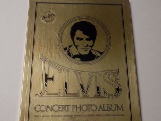 1977 Elvis Presley Concert Photo Album With In