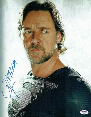 Russell Crowe Autographed Signed 11x14 Photo Certified Authentic Psa/dna