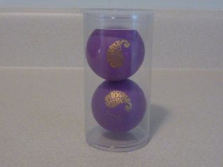 Prince - Paisley Park Purple Ping Pong Balls - Set Of Two - Official Merchandise