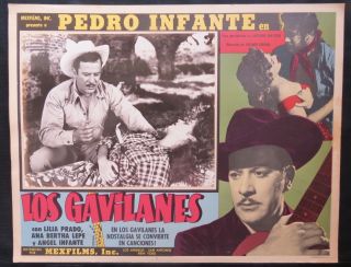 Pedro Infante Los Gavilanes Lilia Prado Lobby Card Photo 1954 Vintage