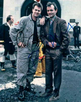 Bill Murray Dan Aykroyd Ghostbusters Signed 8x10 Photo Picture Autographed