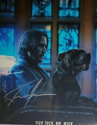 Keanu Reeves Hand Signed 8x10 Photo W/ Holo John Wick Iii