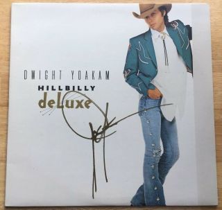 Dwight Yoakam Signed Autograph Hillbilly Deluxe Vinyl Record Album Country