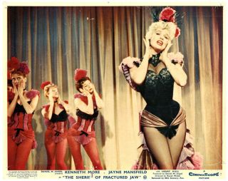 The Sheriff Of Fractured Jaw Lobby Card Jayne Mansfield