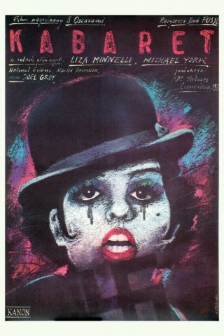 Cabaret Liza Minnelli 24x36 Movie Poster Rare Polish Artwork