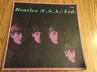 The Beatles 1964 Usa Tour Program In Complete Marked Very Good - Cond