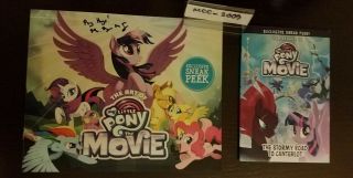 The Art Of My Little Pony The Movie Promo Sneak Peek Book Sdcc Signatur