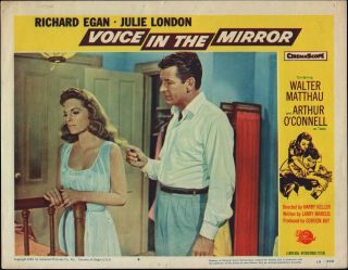 Voice In The Mirror Lobby Card Movie Poster Julie London/richard Egan