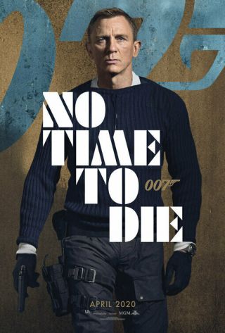 No Time To Die (2020) Large Movie Poster 27x40 - Daniel Craig,  Rami Malek - Orig