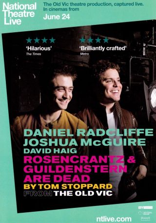 Nt Live: Rosencrantz & Guildenstern Are Dead - A5 Poster - Daniel Radcliffe