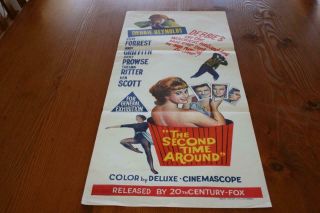 The Second Time Around 1961 Australian Orig Daybill Movie Poster In Nr Cond