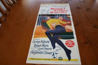 Quick Before It Melts 1965 Aust Orig Daybill Movie Poster In Near