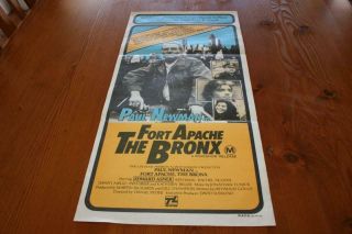 Fort Apache The Bronx 1981 Australian Orig Daybill Movieposter In Very Good Cond