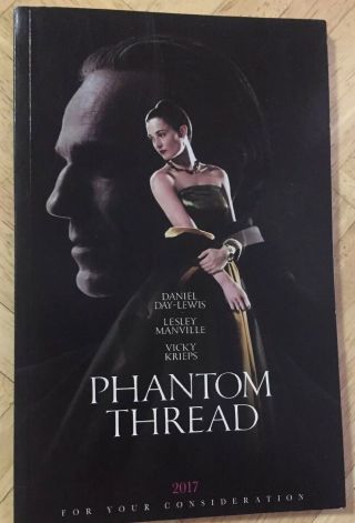 Phantom Thread Screenplay Script Paul Thomas Anderson Fyc 2017 Focus Features