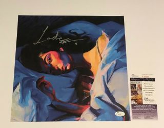 Lorde Signed Melodrama Signed Autographed 12x12 Lithgraph Litho Photo W/ Jsa